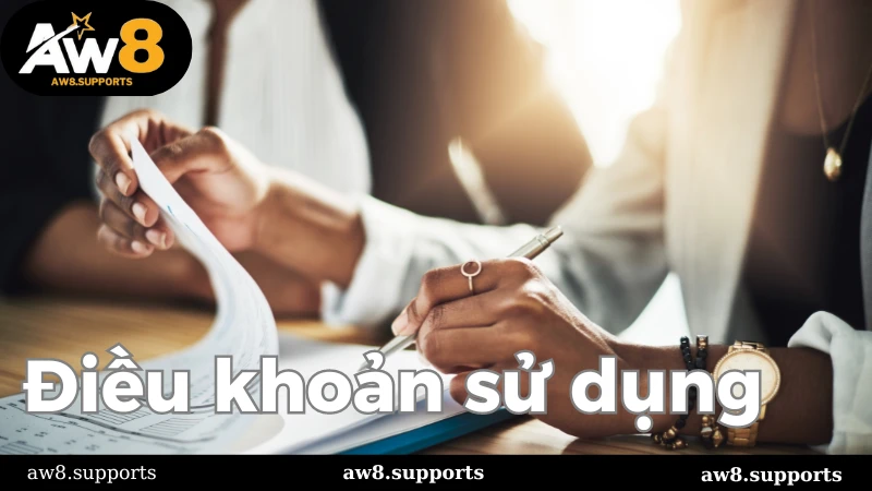 Điều khoản sử dụng tại Aw8