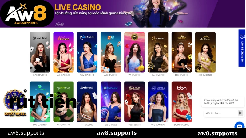 Live casino AW8