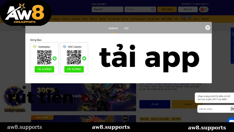 Tải app AW8